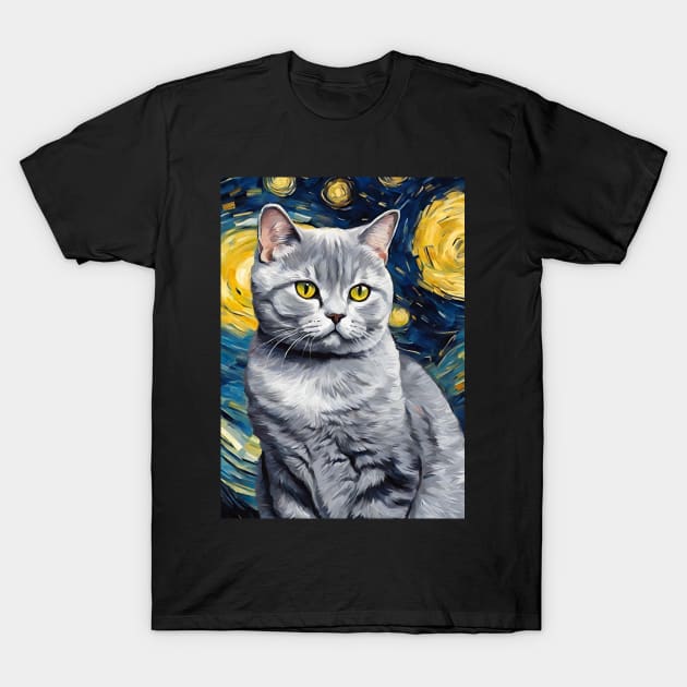 British shorthair t shirt clearance